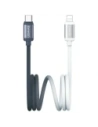 Cablu USB-C / Lightning USAMS Bicolor Series SJ757 PD 30W 1.2m negru-alb