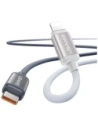 Cablu USB-C / Lightning USAMS Bicolor Series SJ757 PD 30W 1.2m negru-alb