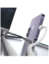 USAMS Bicolor Sorozat SJ757 PD 30W USB-C / Lightning kábel 1.2m fekete-fehér