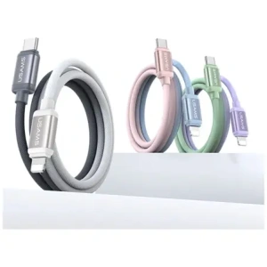 Cablu USAMS Bicolor Series SJ757 PD 30W USB-C / Lightning 1.2m albastru-roz.