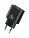 Încărcător de perete rapid USAMS CC315 T65 25W USB-A, USB-C Negru