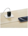 Încărcător de perete rapid USAMS CC315 T65 25W USB-A, USB-C Negru