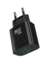 Încărcător de perete USAMS CC316 T65 30W USB-A, USB-C cu încărcare rapidă, negru