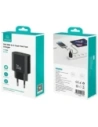 Încărcător de perete USAMS CC316 T65 30W USB-A, USB-C cu încărcare rapidă, negru