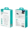 Încărcător de perete rapid USAMS CC317 T65 33W USB-A, USB-C Alb
