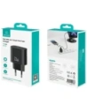 Încărcător de perete rapid USAMS CC317 T65 33W USB-A, USB-C Negru