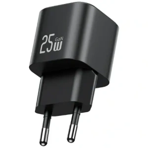 Încărcător rapid mini USB-C USAMS JC Series CC289 25W GaN negru