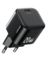 Încărcător de perete USAMS JO Series CC260 20W USB-C + Cablu USB-C la USB-C de 1m Alb