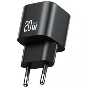 Încărcător de perete USAMS JO Series CC260 20W USB-C + Cablu USB-C la USB-C de 1m Alb