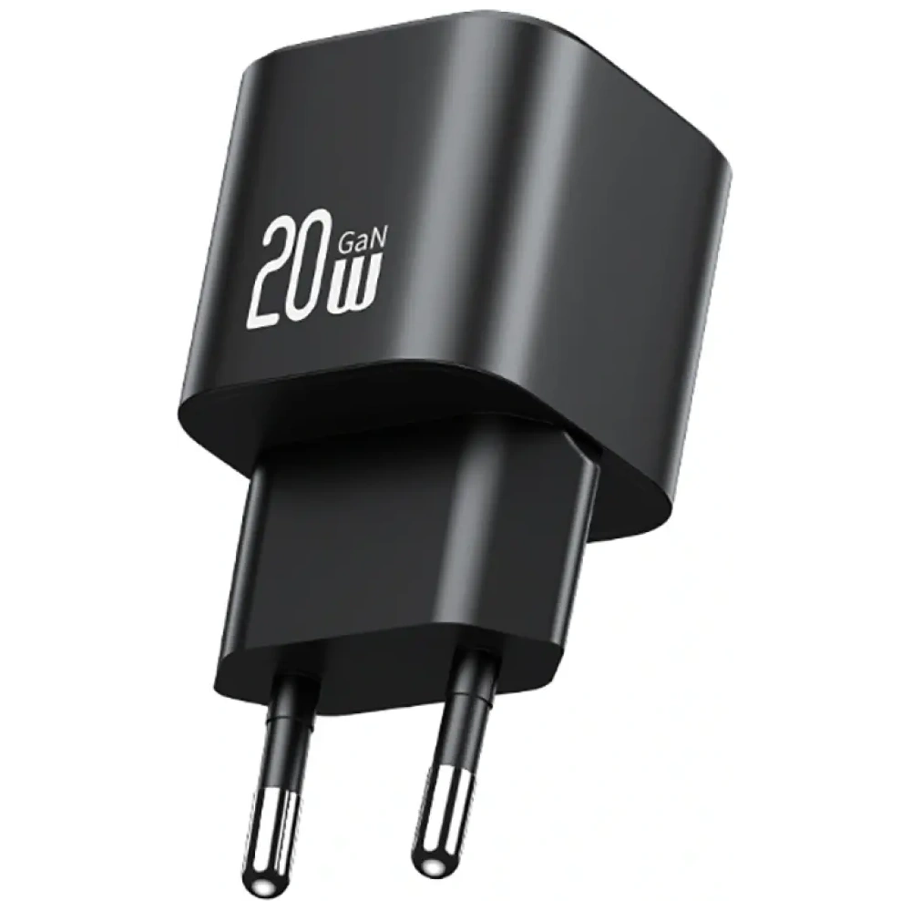 Încărcător de perete USAMS JO Series CC260 20W USB-C + Cablu USB-C la USB-C de 1m Alb