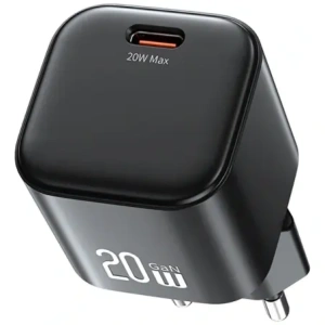 Încărcător de perete USAMS JO Series CC260 20W USB-C + Cablu USB-C la USB-C de 1m Alb
