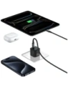 Încărcător de perete USAMS JO Series CC260 20W USB-C + Cablu USB-C la USB-C de 1m Alb