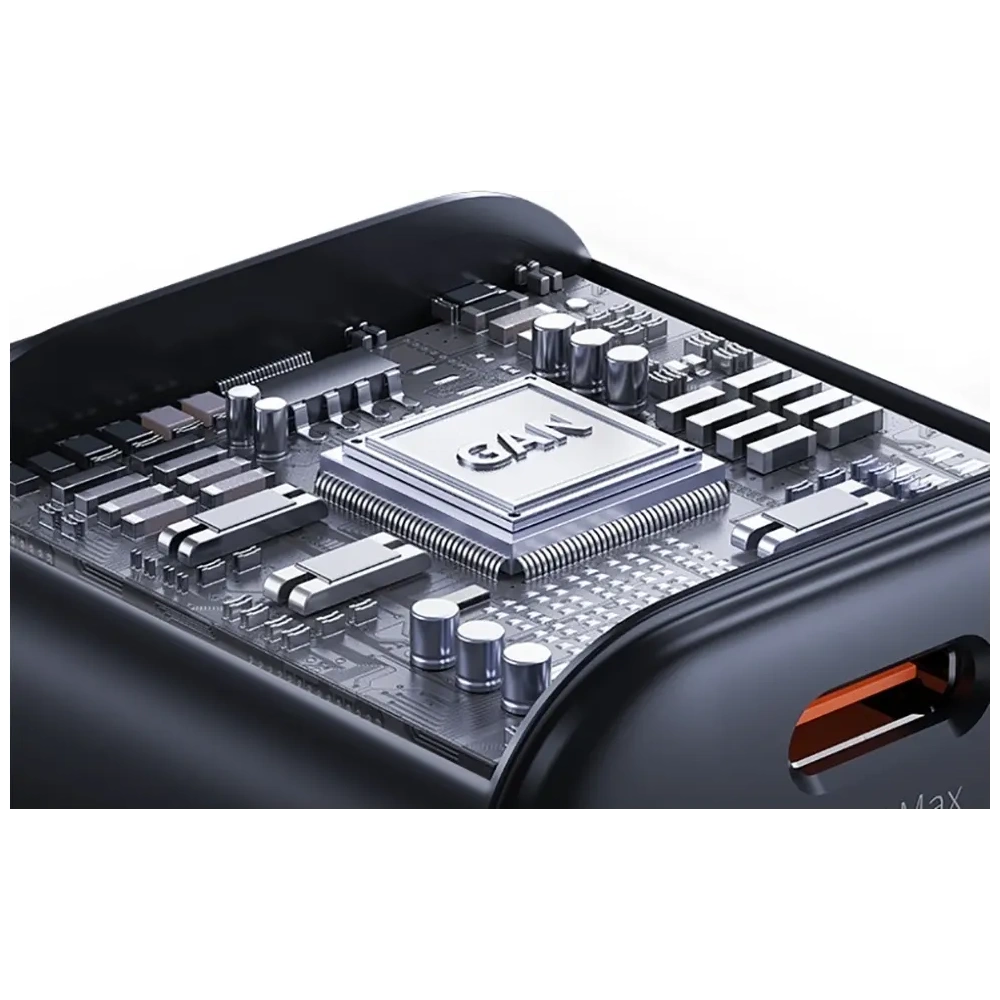 USAMS JO Series CC260 20W USB-C Fali Töltő + 1m USB-C to USB-C Kábel Fehér