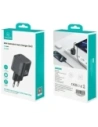 Încărcător de perete USAMS JO Series CC260 20W USB-C + Cablu USB-C la USB-C de 1m Alb