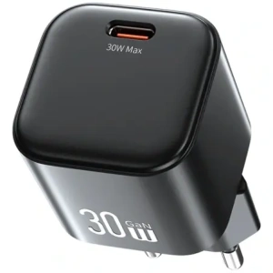 Încărcător de perete USAMS JO Series CC262 30W USB-C + cablu USB-C / Lightning de 1m Alb