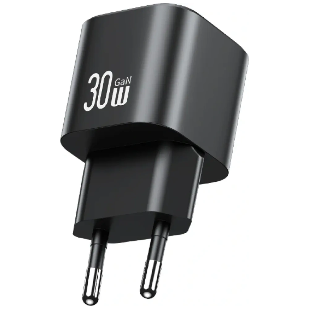 Încărcător de perete USAMS JO Series CC262 30W USB-C + cablu USB-C / Lightning de 1m Alb