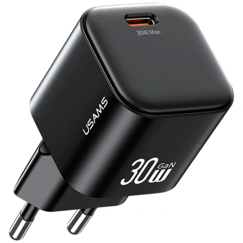 Ładowarka sieciowa USAMS JO Series CC262 30W USB-C + kabel USB-C / USB-C 1m biały