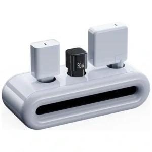 Încărcător de perete USAMS JO Series CC262 30W USB-C + cablu USB-C / USB-C de 1m Alb