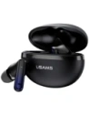 USAMS Echo E02 TWS ANC+ENC Bluetooth 5.3 Vezeték nélküli Fülhallgató (fekete)