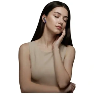 USAMS Echo E02 TWS ANC+ENC Bluetooth 5.3 Bezdrátová sluchátka do uší (černá)