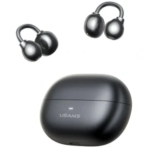 USAMS Echo R02 Bezdrátová klipsová sluchátka Bluetooth 5.3 (šedá)