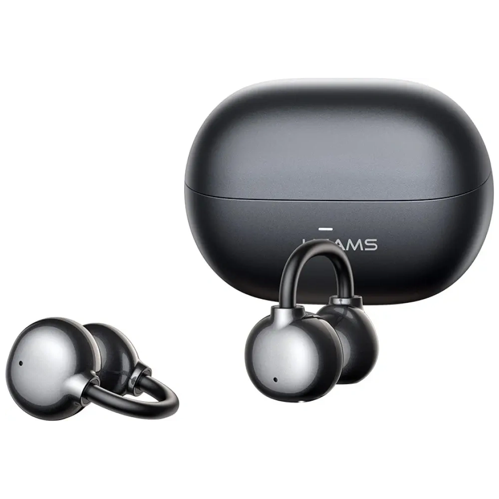 USAMS Echo R02 Bezdrátová klipsová sluchátka Bluetooth 5.3 (šedá)