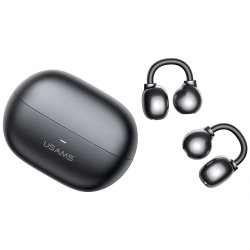 Bezprzewodowe słuchawki Clip-on USAMS Echo R02 Bluetooth 5.3 (szare)