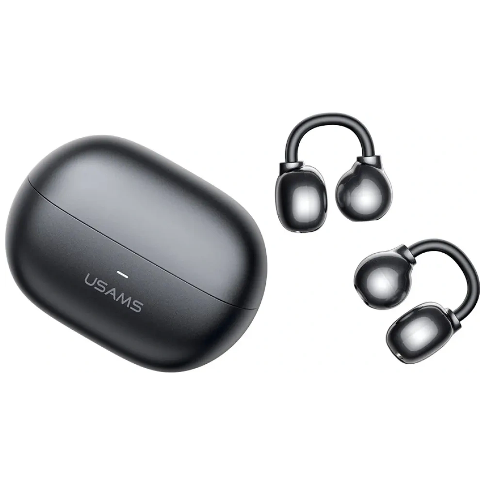USAMS Echo R02 Bezdrátová klipsová sluchátka Bluetooth 5.3 (šedá)