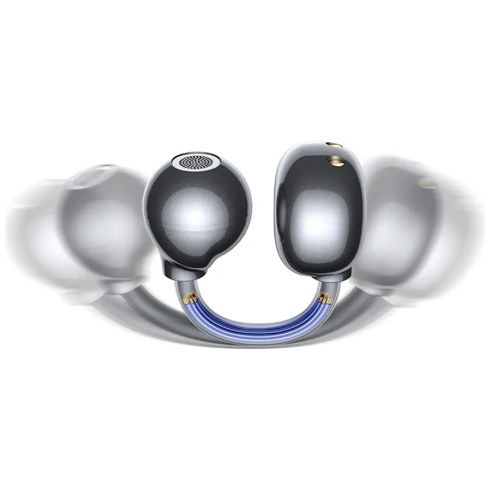 Căști wireless clip-on USAMS Echo R02 Bluetooth 5.3 (gri)