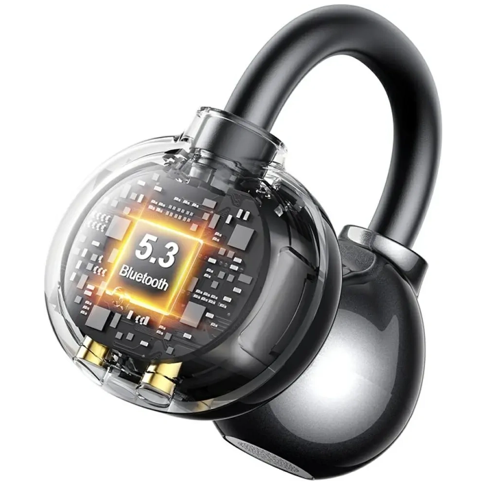 USAMS Echo R02 Bezdrátová klipsová sluchátka Bluetooth 5.3 (šedá)