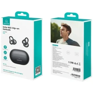 USAMS Echo R02 Bezdrátová klipsová sluchátka Bluetooth 5.3 (šedá)