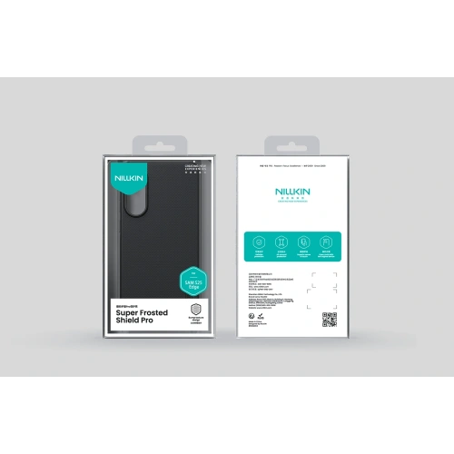 Etui Nillkin Super Frosted Shield Pro do Samsung Galaxy S25 Edge czarny