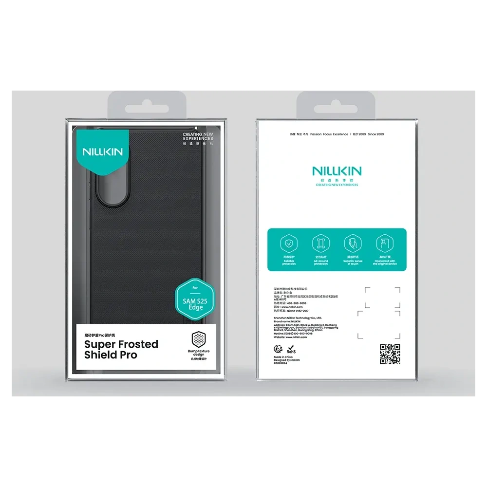 Nillkin Super Frosted Shield Pro Samsung Galaxy S25 Edge fekete