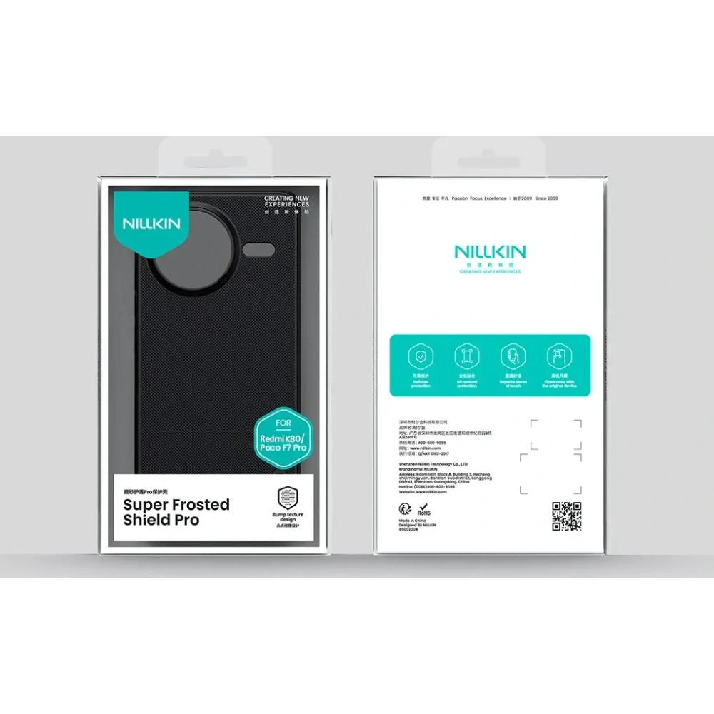 Nillkin Super Frosted Shield Pro Xiaomi Redmi K80 / Poco F7 Pro fekete
