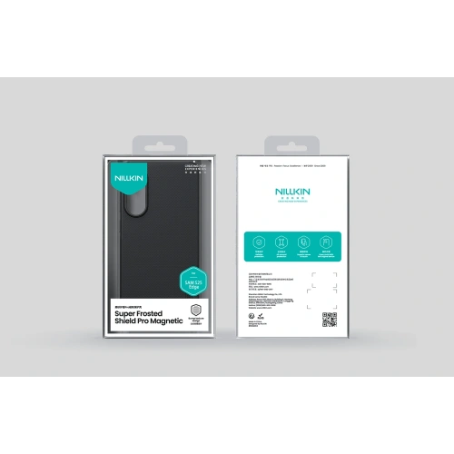 Etui Nillkin Super Frosted Shield Pro Magnetic do Samsung Galaxy S25 Edge czarny