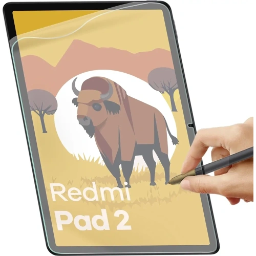 Folia imitująca papier Bizon Film Tab Papirus do Xiaomi Redmi Pad 2 [2 PACK]