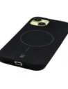 Husa moale Bizon cu magnet pentru Apple iPhone 15 neagră