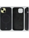 Husa moale Bizon cu magnet pentru Apple iPhone 15 neagră