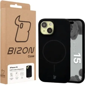 Bizon Soft Case Magnetic Apple iPhone 15 black
