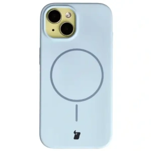 Bizon Soft Case mágneses Apple iPhone 15 kék