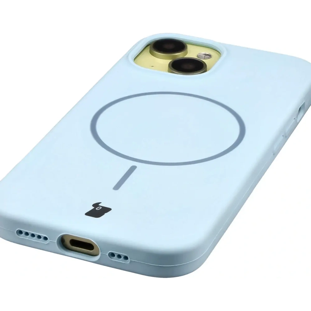 Bizon Soft Case Magnetic Apple iPhone 15 blue