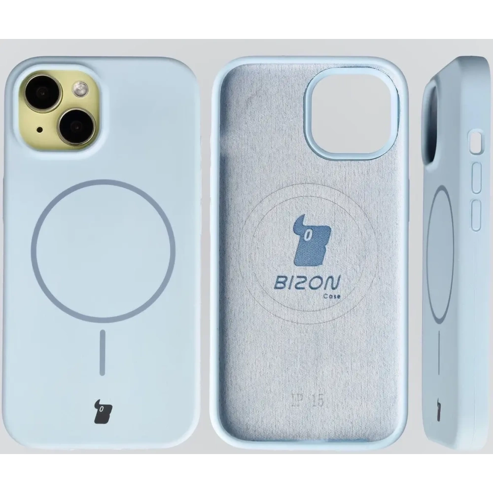 Bizon Soft Case Magnetic Apple iPhone 15 blue