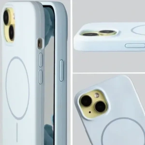 Bizon Soft Case Magnetic Apple iPhone 15 albastru