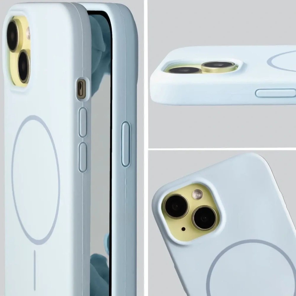 Bizon Soft Case Magnetic Apple iPhone 15 blue