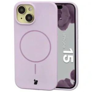 Bizon Soft Case Magnetic Apple iPhone 15 light purple