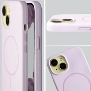 Bizon Soft Case Magnetic Apple iPhone 15 light purple