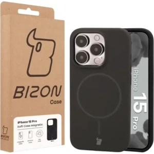 Bizon Soft Case Magnetic Apple iPhone 15 Pro black