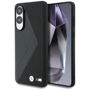 BMW Leder Übergroße Streifen MagSafe Samsung Galaxy S25 Edge schwarz