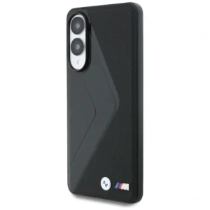 BMW Leder Übergroße Streifen MagSafe Samsung Galaxy S25 Edge schwarz