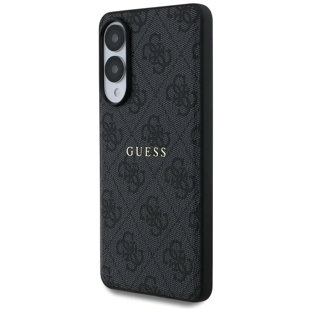 Etui Guess 4G Ring Classic Logo MagSafe do Samsung Galaxy S25 Edge czarny
